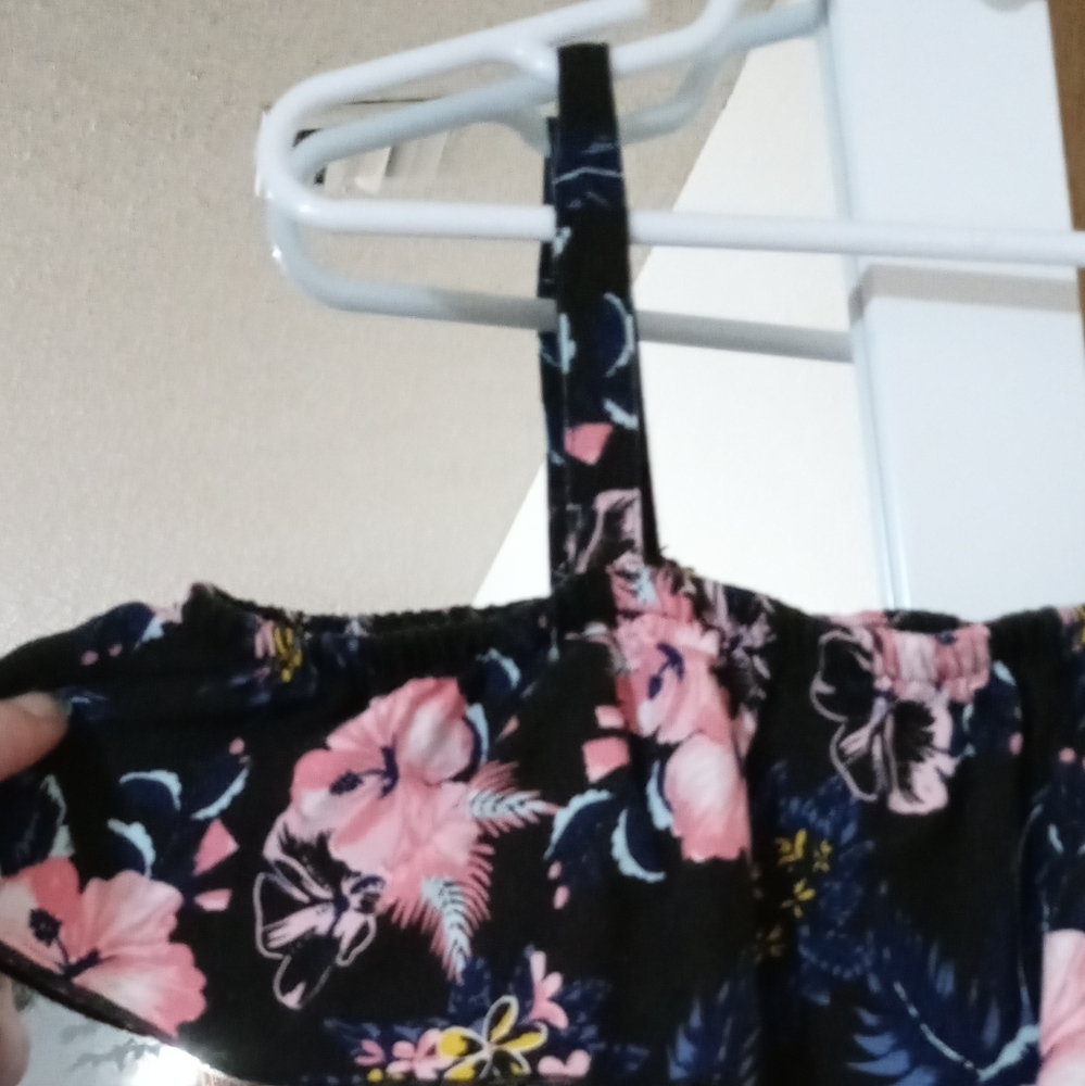 Girl's high low skirt and top